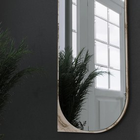 Stewehome Καθρέφτης με μαύρο πλαίσιο 52x152x152 cm