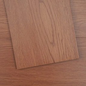 VEVOR Self Adhesive Vinyl Floor Tiles 36 x 6 inch, 36 Tiles 2.5mm Thick Peel &amp; Stick, Deep Brown Wood Grain DIY Flooring for Kitchen, Dining Room, Bedrooms &amp; Bathrooms, Easy for Home Decor