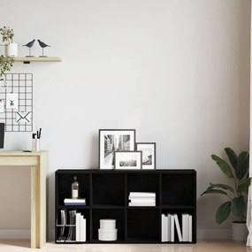 vidaXL Βιβλιοθήκη Μαύρη Δρυς 66x30x130 εκ. από Τεχνητό Ξύλο