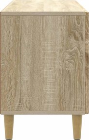 vidaXL Ντουλάπι TV 99 x 34,5 x 50 εκ. Sonoma Δρυς Επεξεργασμένο Ξύλο