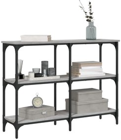vidaXL Τραπέζι Κονσόλα Γκρι Sonoma 100x29x75 εκ. Επεξεργασμένο Ξύλο