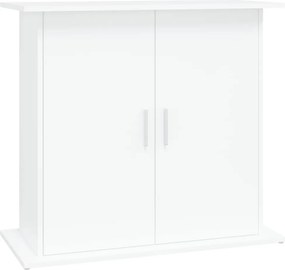 vidaXL Βάση Ενυδρείου Λευκή 81 x 36 x 73 εκ. από Επεξεργασμένο Ξύλο
