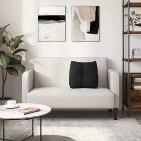 vidaXL Μαξιλάρι Πλάτης Μαύρο 45 x 24 x 50 εκ ύφασμα