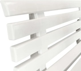 vidaXL Παγκάκι Κήπου Λευκό 145,5 εκ. Πλαστικό
