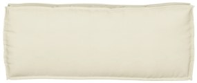 vidaXL Μαξιλάρι Παλέτας για Πάγκο Κρεμ 100x40x8 εκ Υφάσματος Oxford