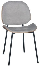 Dining Chair 1582 Fylliana Grey - Black 46x54.5x81.5 cm