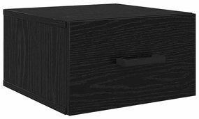 vidaXL Κομοδίνο 2 pcs Μαύρη δρυς 35 x 35 x 20 εκ Επεξεργασμένο ξύλο