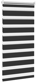 vidaXL Ρόλερ Zebra Μαύρο 60 x 120cm