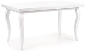 Τραπέζι Houston 301, Άσπρο, 75x80x140cm, 43 kg, Επιμήκυνση, Ινοσανίδες μέσης πυκνότητας, Ξύλο, Ξύλο: Οξιά | Epipla1.gr