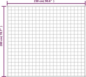 vidaXL Κουβέρτα Βαρύτητας Μπλε 200 x 230 εκ. 13 κ. Υφασμάτινη