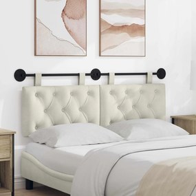 vidaXL Κρεμαστό Κεφαλάρι Κρεμ Βελούδο