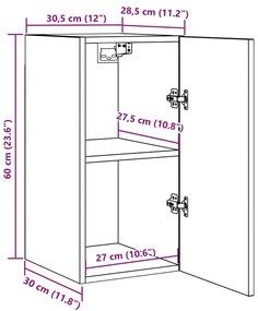 ΈΠΙΠΛΟ ΤΗΛΕΟΡΑΣΗΣ ΑΡΤΙΣΙΑΝΗ ΔΡΥΣ 30,5X30X60 ΕΚ. ΕΠΕΞ. ΞΥΛΟ 856392