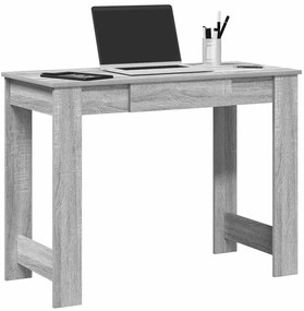 vidaXL Γραφείο Γκρι Sonoma 100x45x75 εκ. από Επεξεργασμένο Ξύλο