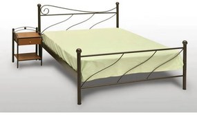 Πάρος Κρεβάτι Ημίδιπλο Μεταλλικό 110x190cm
