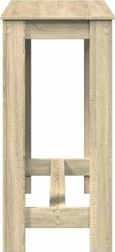 vidaXL Τραπέζι Μπαρ Sonoma Δρυς 102x50x103,5εκ. Επεξεργ. Ξύλο