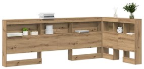 vidaXL Κεφαλάρι Αποθήκης artisan δρυς 100 cm Επεξεργασμένο ξύλο