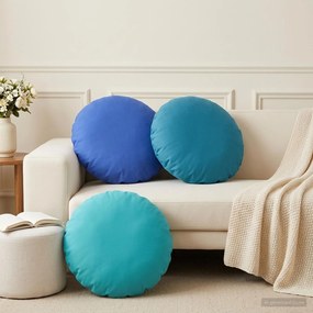 vidaXL Κάλυμμα Μαξιλαριού 6 pcs HEERLEN Τιρκουάζ Ø 50 cm Πολυεστέρας