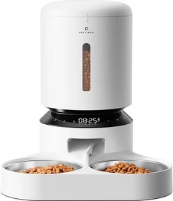 Petlibro Granary διανομέας τροφής με διπλό μπολ 5L (λευκό)