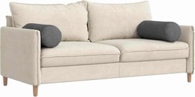 vidaXL Μαξιλάρια Στήριγμα 2 pcs Σκούρο Γκρι Ø 25 x 70 cm