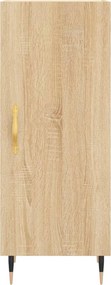 vidaXL Ντουλάπι Sonoma Δρυς 34,5x34x90 εκ. από Επεξεργασμένο Ξύλο