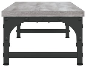 VidaXL Βάση Οθόνης Γκρι Sonoma 85x23x15,5 εκ. από Επεξεργασμένο Ξύλο