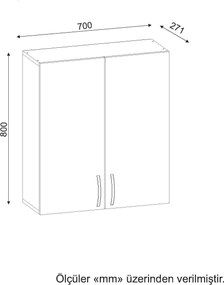 Έπιπλο Μπάνιου Λευκό CEMEN 70x27.1x80