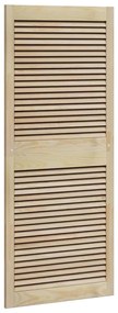 vidaXL Πόρτα Ντουλάπας Φυσικό 140.5 x 2.1 x 49.5 cm Μασίφ ξύλο πεύκου