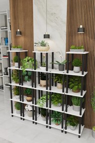 Stewehome Πολυεπίπεδο ράφι για γλάστρες και σταντ λουλουδιών από δρυς