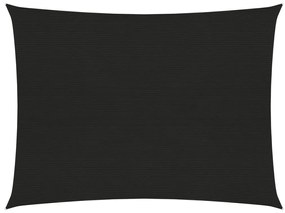 Πανί Σκίασης Μαύρο 5 x 6 μ. από HDPE 160 γρ./μ² - Μαύρο