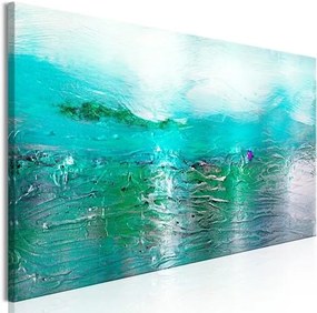 Πίνακας - Turquoise Landscape (1 Part) Narrow - 120x40