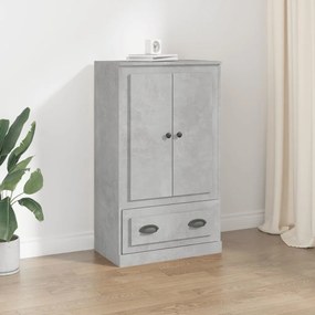 vidaXL Ντουλάπι Γκρι Σκυροδέματος 60x35,5x103,5 εκ. Επεξεργασμένο Ξύλο