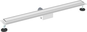 vidaXL 2 σε 1 εκροή ντους Ασημί 90 cm Ανοξείδωτο Ατσάλι 304