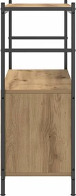 vidaXL Ράφι Βιβλίων 80 x 30 x 78,5 εκ Επεξεργασμένο Ξύλο Artisan Oak