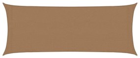 vidaXL Πανί Σκίασης Taupe 2 x 5 μ. από HDPE 160 γρ./μ²