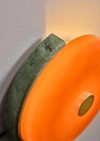 Απλίκα Τοίχου Trip Wall Ø19cm με Μάρμαρο Λευκό Carrara