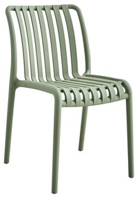 Ε3801,40 MODA Καρέκλα Στοιβαζόμενη PP - UV Protection, Απόχρωση Πράσινο  47x60x80cm PP - PC - ABS, , 1 Τεμάχιο