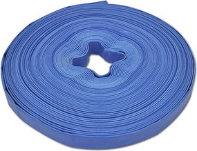 vidaXL Πλακέ Μάνικα Νερού 100 μ. 1" PVC