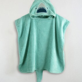 Παιδικό Πόντσο Nima Mako Πετρόλ No 2-4