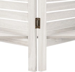 Παραβάν Με 3 Ράφια (120.5x37x170) A-S White 157120A