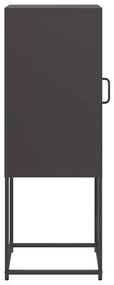 Sideboard Μαύρο 36x39x107 cm από χάλυβα ψυχρής έλασης - Μαύρο