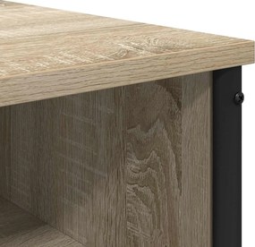 vidaXL Τραπέζι περιποίησης με ράφι Sonoma Δρυς 81 x 40 x 131 εκ