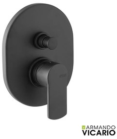 Armando Vicario GLAM Μίκτης εντοιχισμού 2 εξ. με εκτροπέα Black Matt