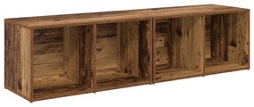 vidaXL Σετ επίπλου τηλεόρασης 2 pcs Παλιό Ξύλο Επεξεργασμένο ξύλο