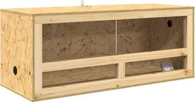 vidaXL Terrarium Καφέ 100 x 40 x 90 cm OSB
