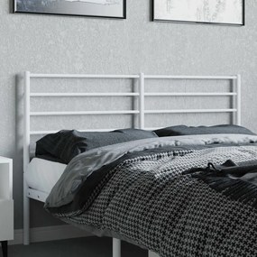 vidaXL Κεφαλάρι Λευκό 120 εκ. Μεταλλικό