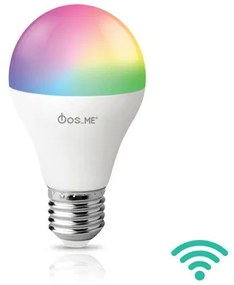 Έξυπνη Λάμπα E27 A60 LED 9W Λευκό RGB 3CCT Wi-Fi Tuya 44-05859 Φos_Me 44-05859