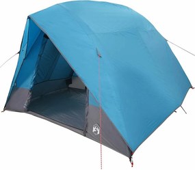 vidaXL Σκηνή Camping 2 ατόμων Αδιάβροχο Μπλε ταφτάς