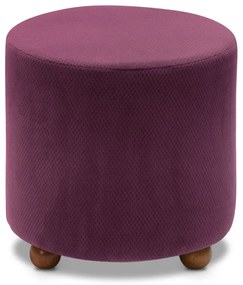 Σκαμπώ Mario Megapap υφασμάτινο χρώμα μωβ 40x40x40εκ.-GP043-0075,4