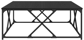 vidaXL Τραπεζάκι σαλονιού Μαύρη Οξυά 100 x 100 x 40 cm