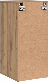 vidaXL Παπουτσοθήκη Τεχνίτης Δρυς 32x35x70 εκ. από Επεξεργασμένο Ξύλο